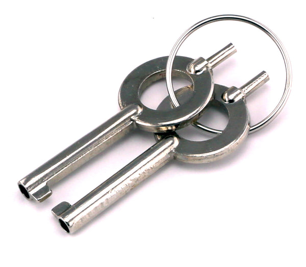 VIPERTEK Handcuff Keys with Key Ring - Silver – Vipertek