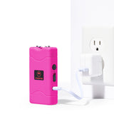 VIPERTEK VTS-880 - Mini Stun Gun - Rechargeable with LED Flashlight, Pink