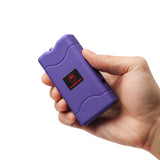 VIPERTEK VTS-880 - Mini Stun Gun - Rechargeable with LED Flashlight, Purple