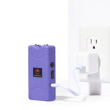 VIPERTEK VTS-880 - Mini Stun Gun - Rechargeable with LED Flashlight, Purple