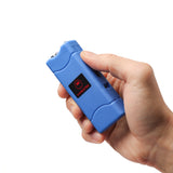 VIPERTEK VTS-881 - Micro Stun Gun - Rechargeable with LED Flashlight, Blue