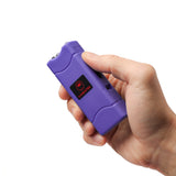 VIPERTEK VTS-881 - Micro Stun Gun - Rechargeable with LED Flashlight, Purple