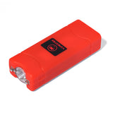 VIPERTEK VTS-881 - Micro Stun Gun - Rechargeable with LED Flashlight, Red