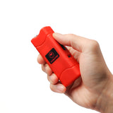 VIPERTEK VTS-881 - Micro Stun Gun - Rechargeable with LED Flashlight, Red