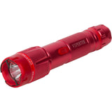 VIPERTEK VTS-T03 - Heavy Duty Stun Gun - Aluminum Rechargeable with LED Tactical Flashlight, Red