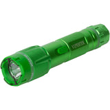 VIPERTEK VTS-T03 - Heavy Duty Stun Gun - Aluminum Rechargeable with LED Tactical Flashlight, Green